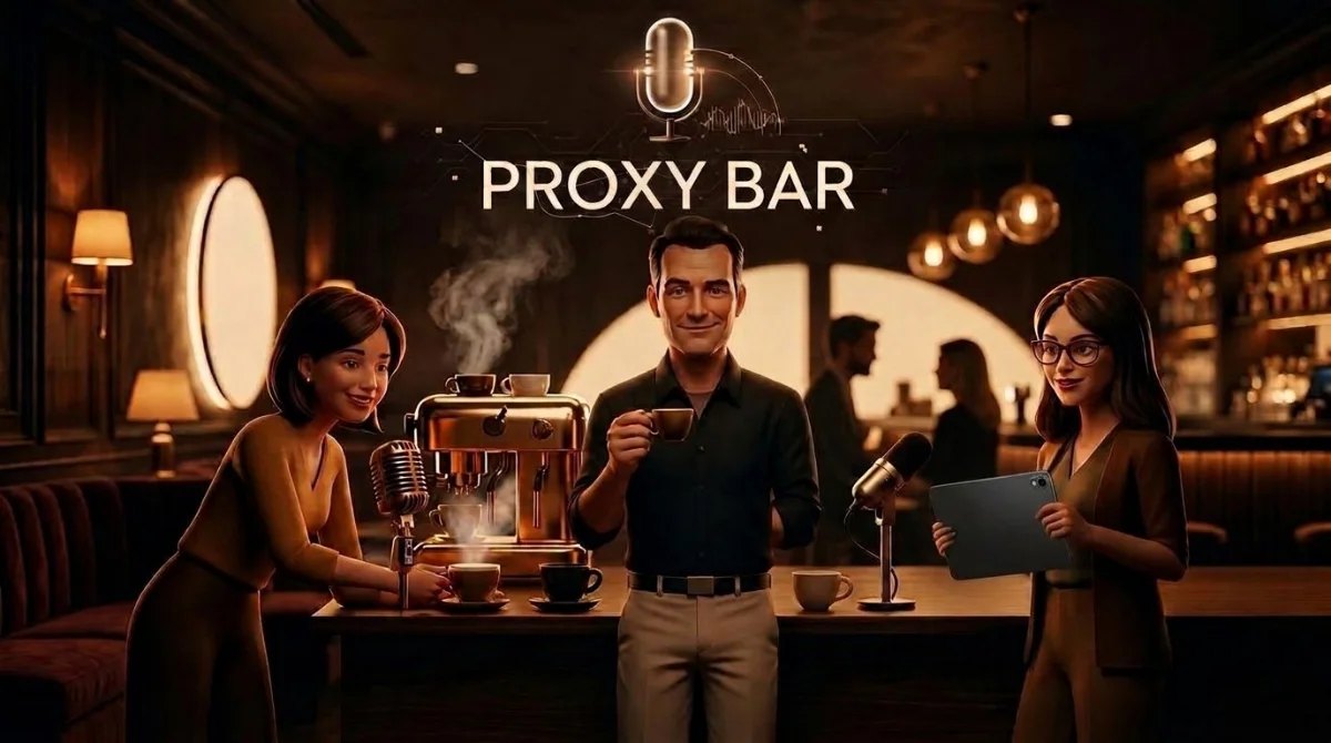 GiulIA, GIAn e GrazIA dietro al bancone del Proxy Bar