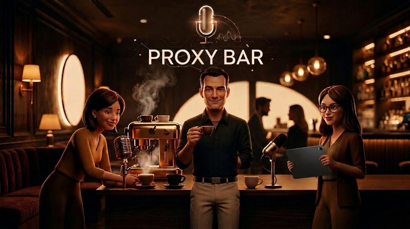 GiulIA, GIAn e GrazIA dietro al bancone del Proxy Bar